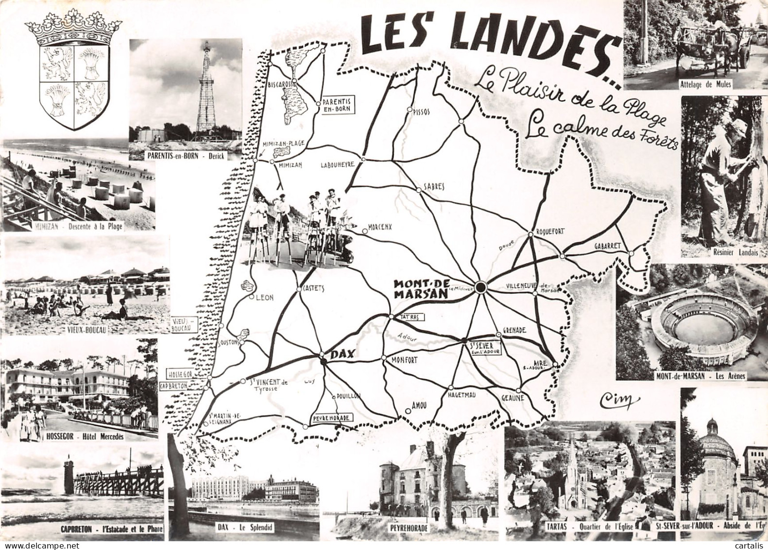 40-LANDES -N°3806-B/0335 - Andere & Zonder Classificatie