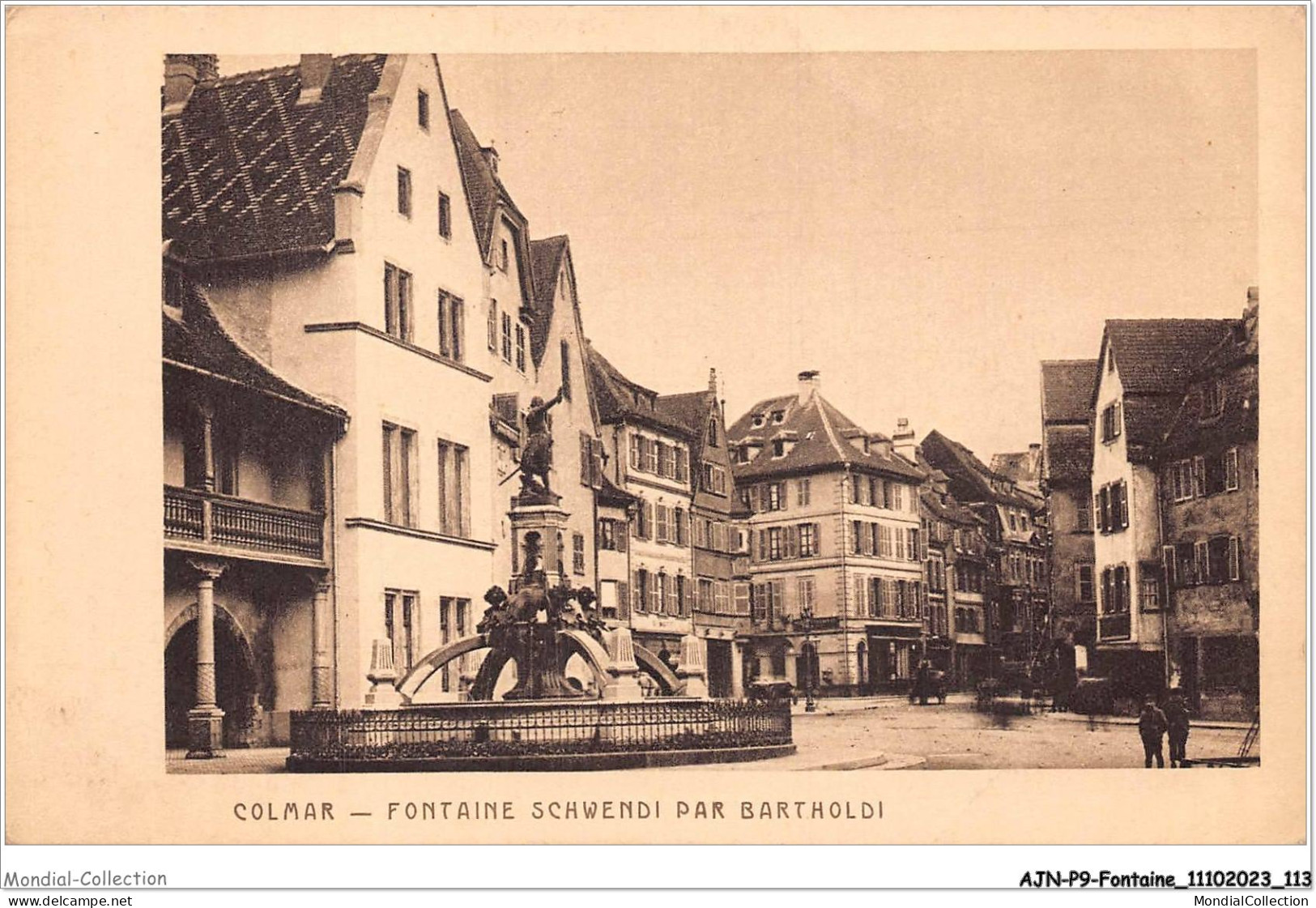 AJNP9-1048 - FONTAINE - Colmar - Fontaine Schwendi Par Bartholdi - Autres & Non Classés