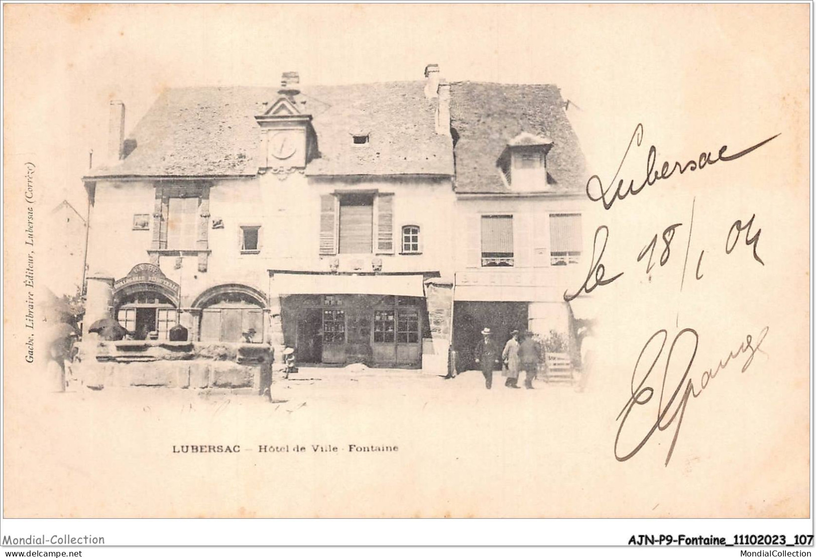 AJNP9-1045 - FONTAINE - Lubersac - Hôtel De Ville - Fontaine - Sonstige & Ohne Zuordnung