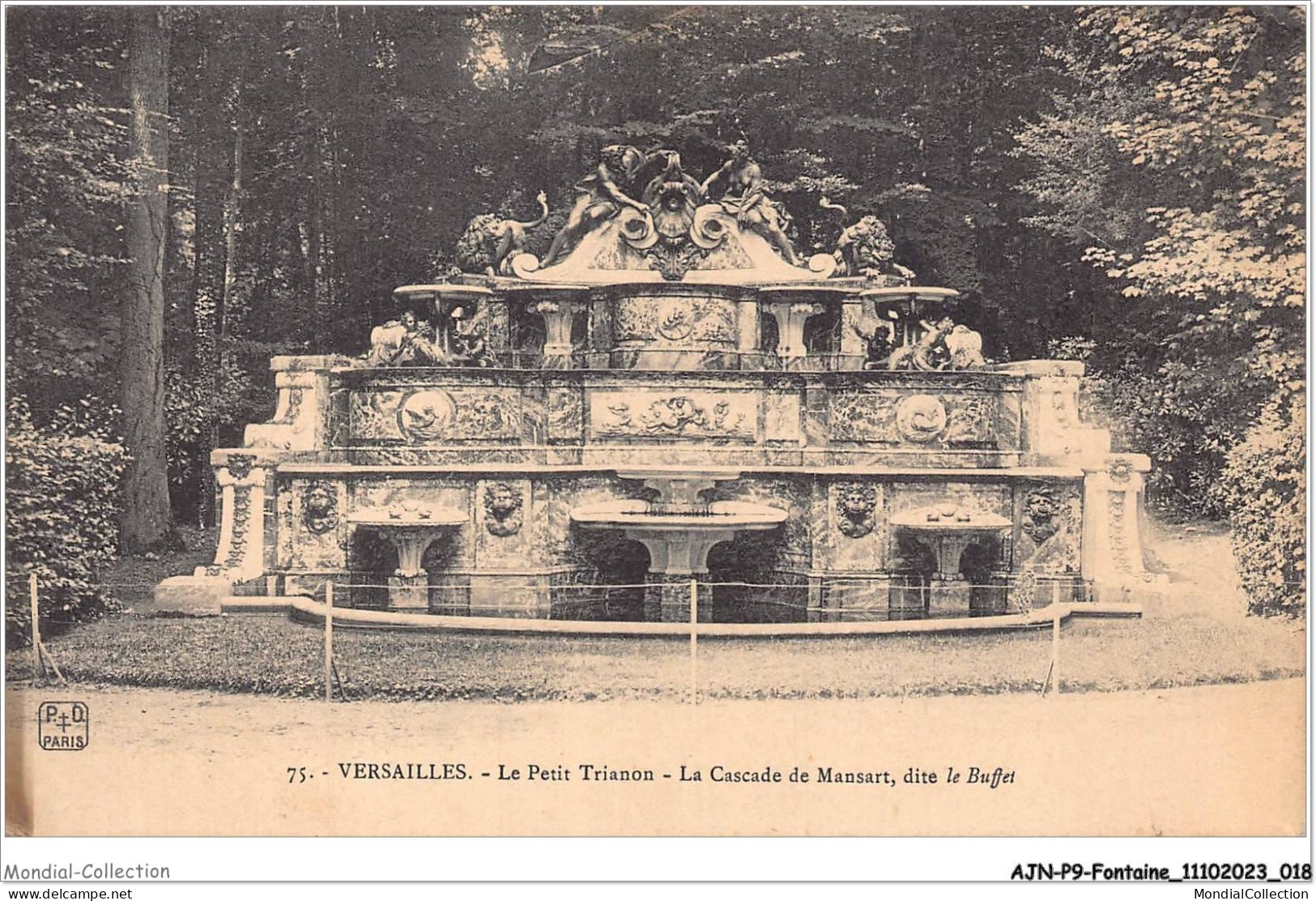 AJNP9-1001 - FONTAINE - Versailles - Le Petit Trianon - La Cascade De Mansart - Dite Le Buffet - Sonstige & Ohne Zuordnung