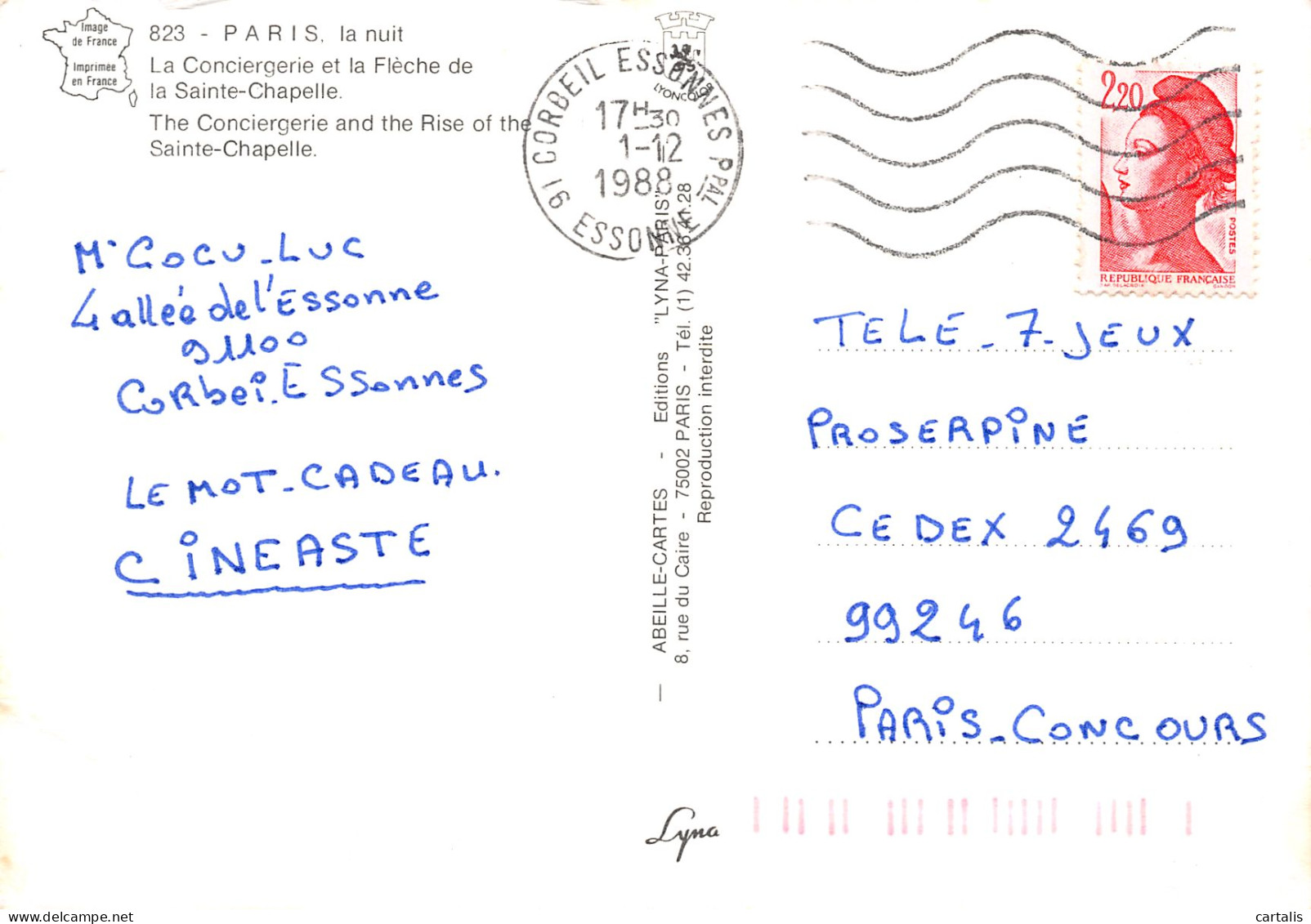 75-PARIS LA NUIT-N°3806-B/0045 - Autres & Non Classés