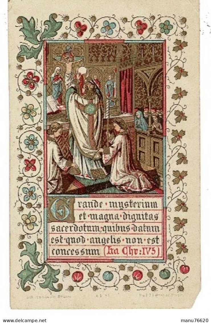 IMAGE RELIGIEUSE - CANIVET : 25 Ans Sacerdoce E. Trevillain Prêtre A La Sainte Trinité à Paris . 1881-1906 - Religión & Esoterismo