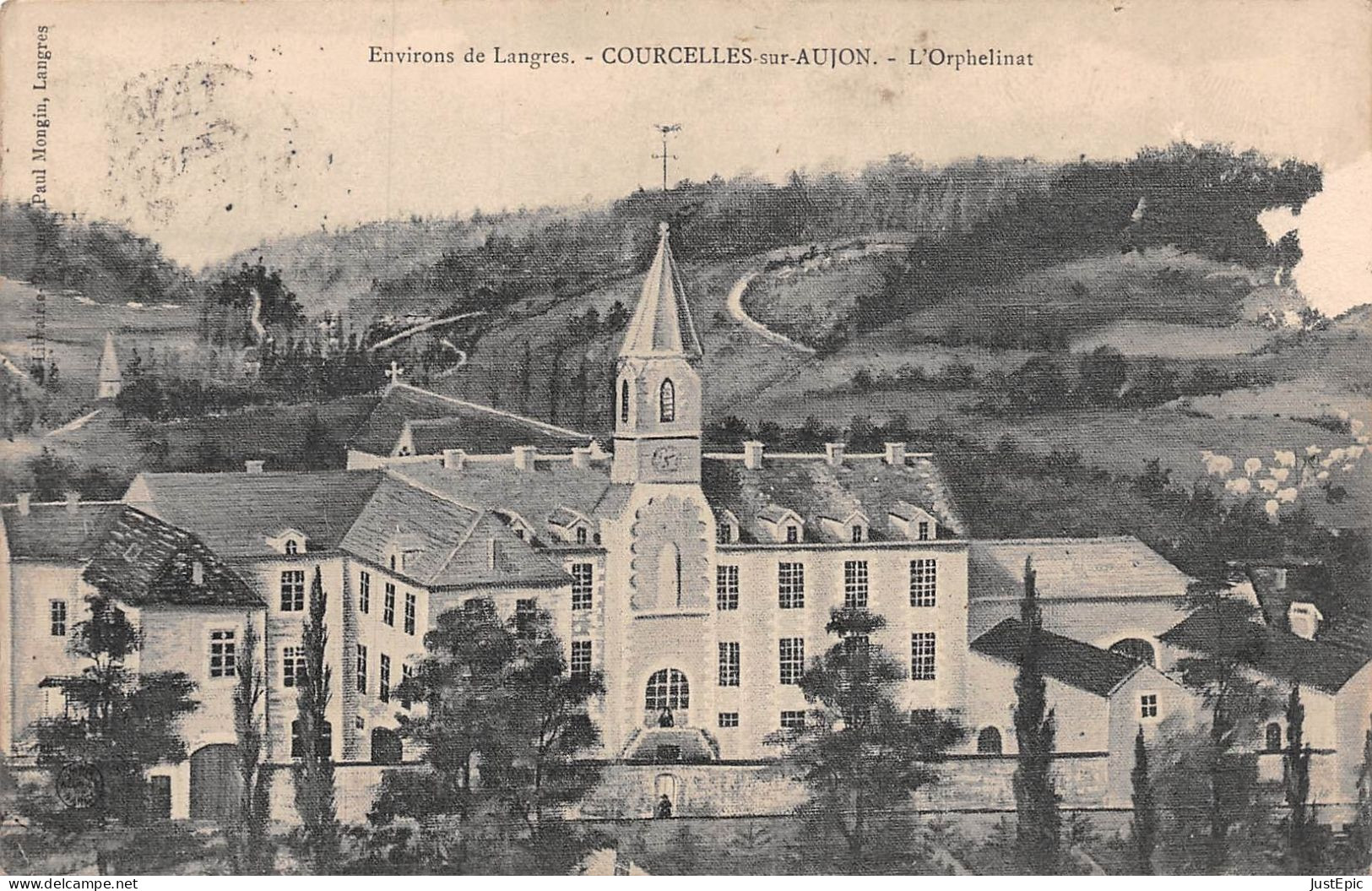 [52]  COURCELLES-sur-AUJON. - L'Orphelinat Cpa 1909 - Sonstige & Ohne Zuordnung