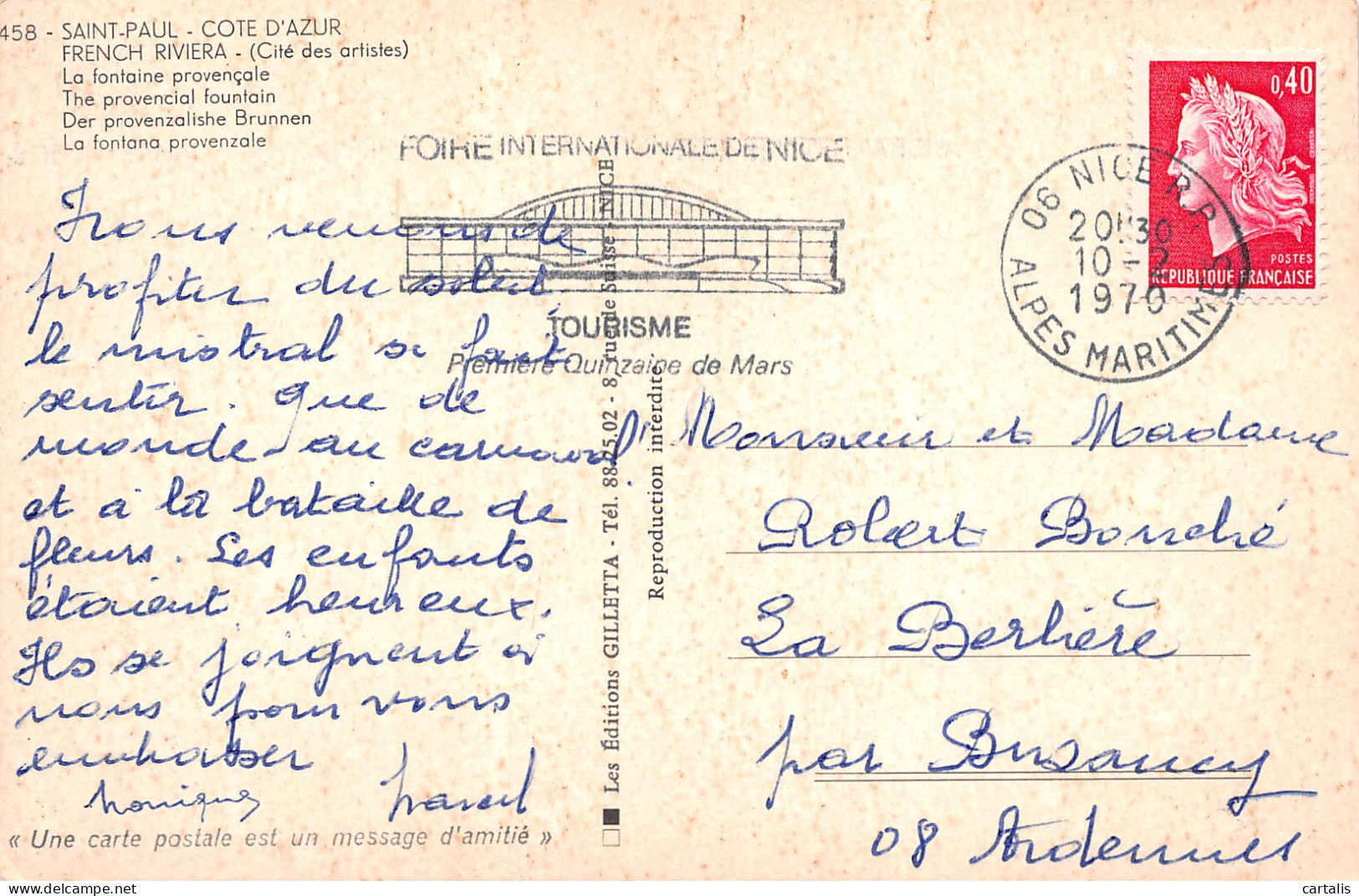 06-SAINT PAUL-N°3806-E/0061 - Airmail