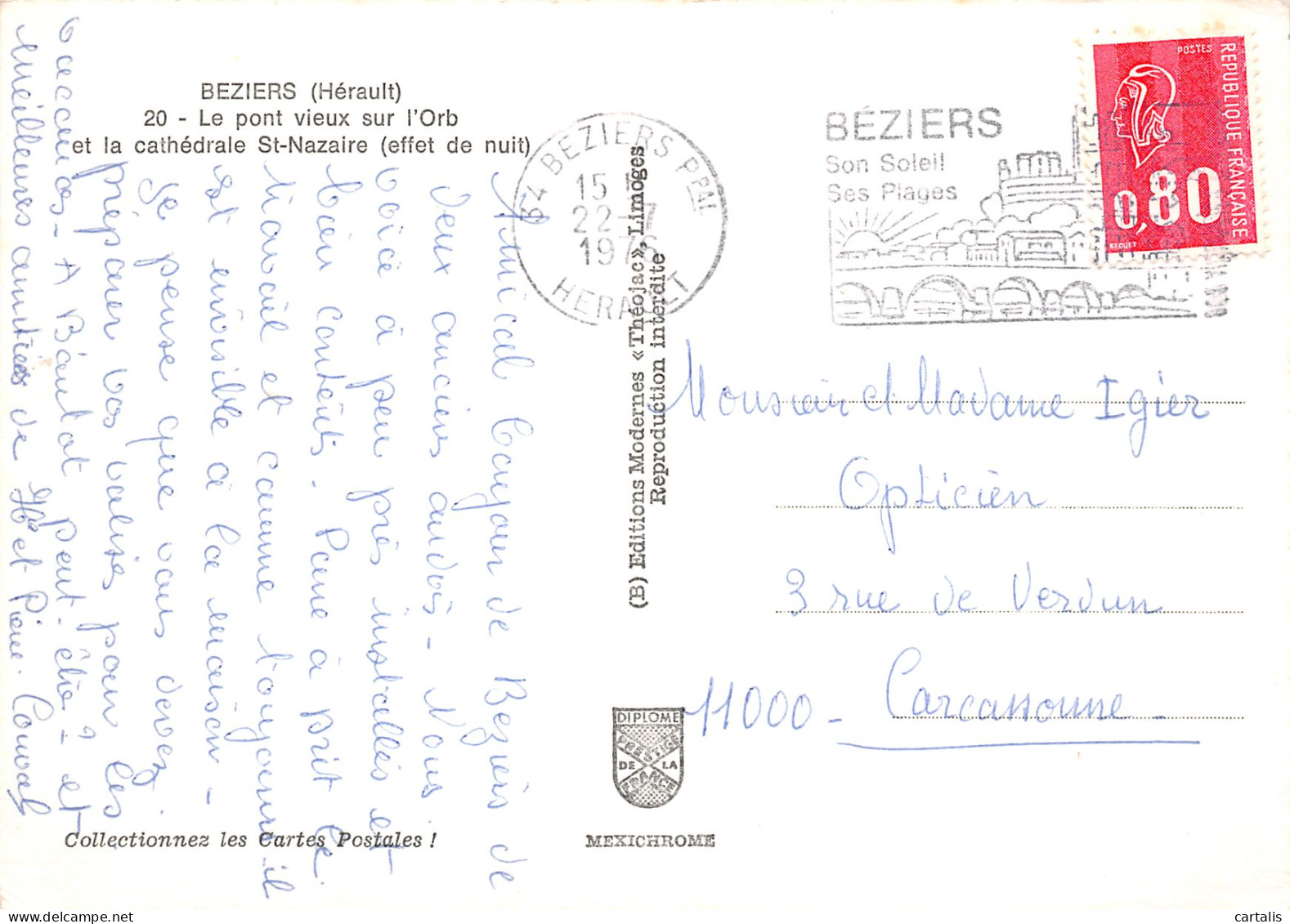 34-BEZIERS-N°3806-C/0275 - Beziers