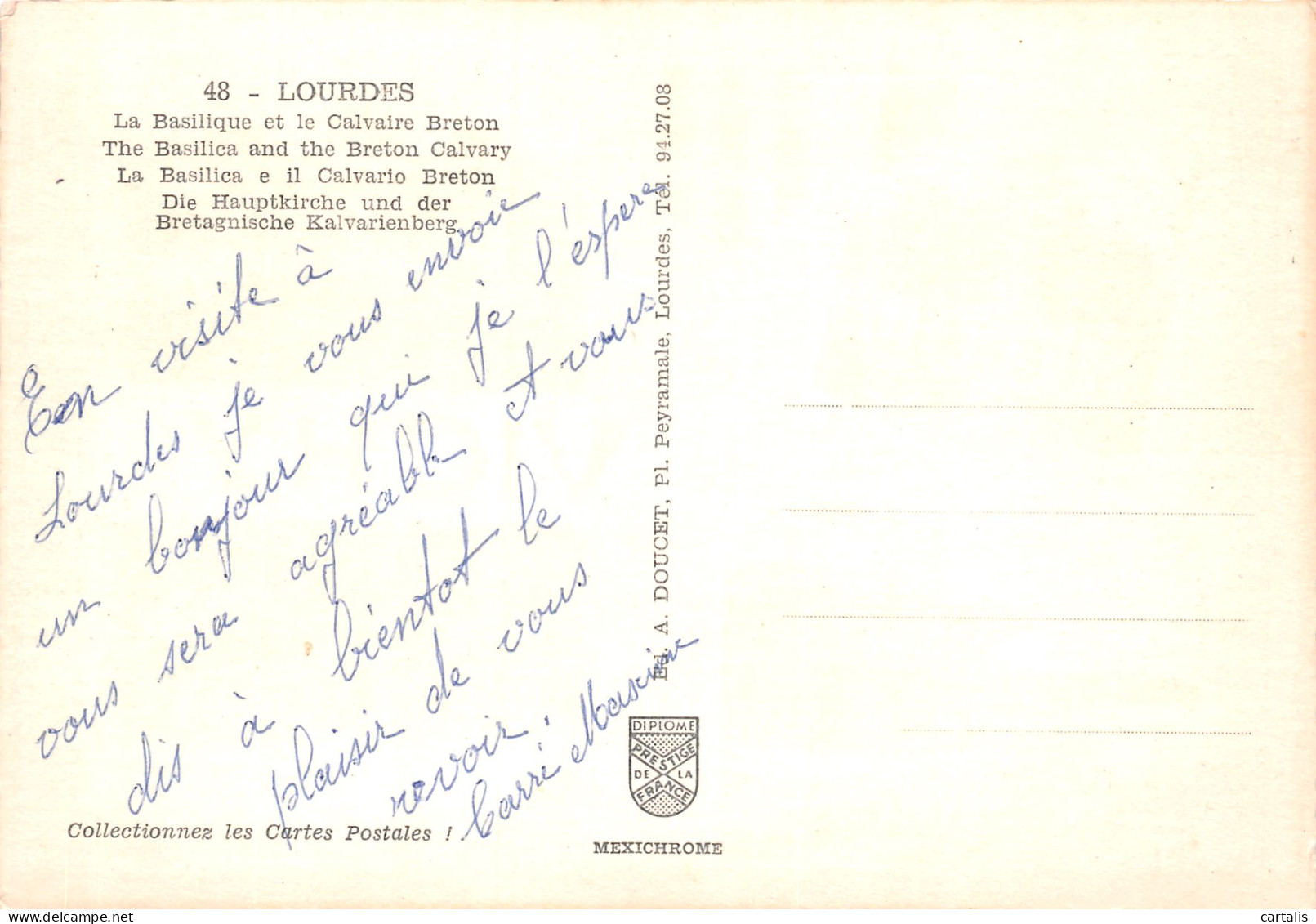 65-LOURDES-N°3806-C/0167 - Lourdes