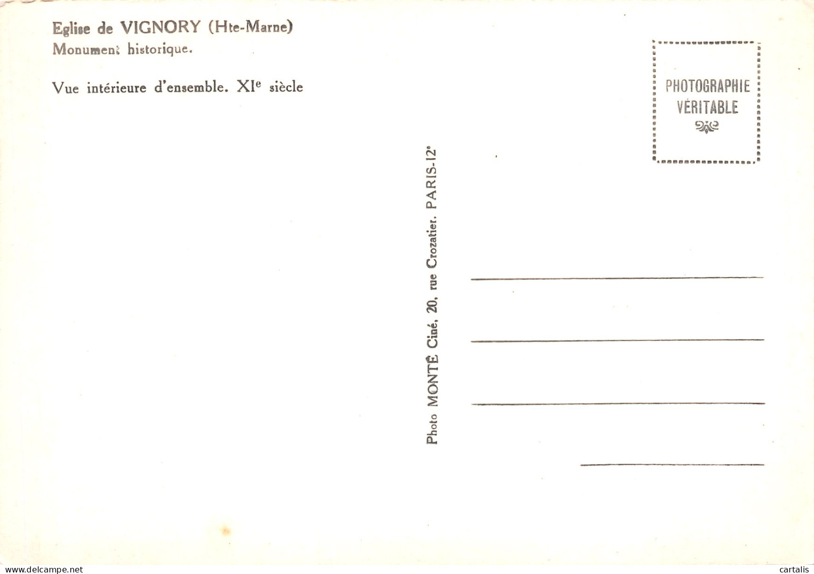 52-VIGNORY-N°3806-C/0085 - Vignory