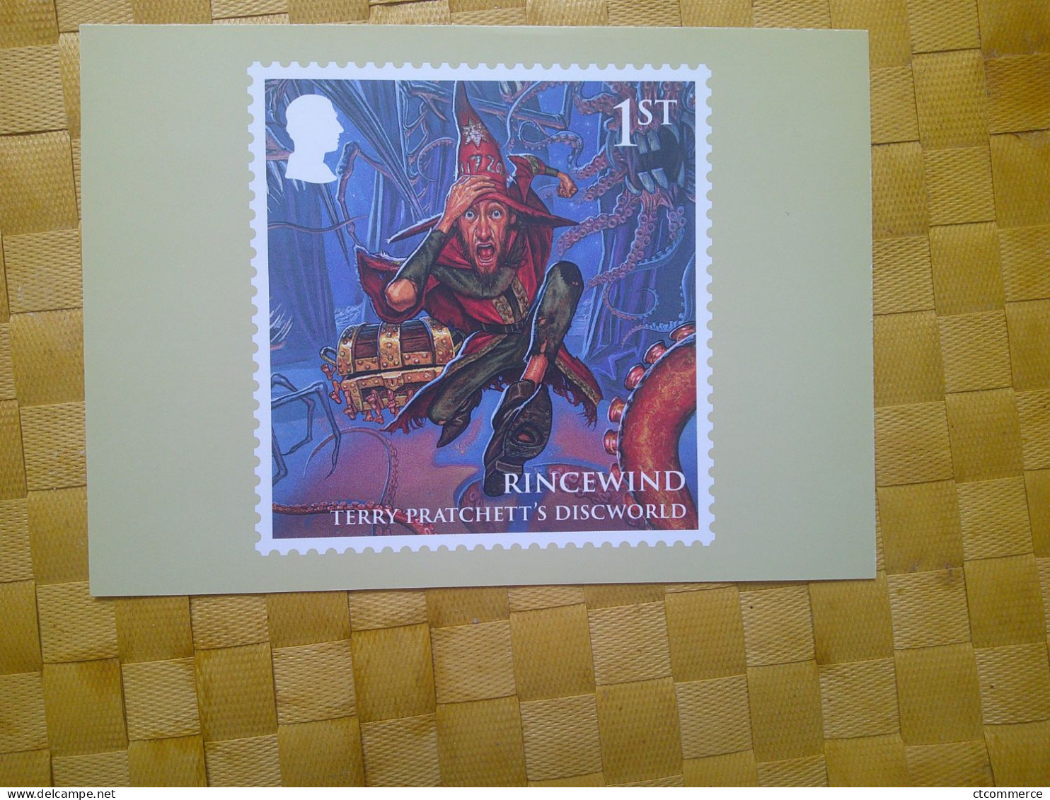 8 Cartes Postales PHQ Représentaion De Timbre, Terry Pratchett's Discworld - Francobolli (rappresentazioni)
