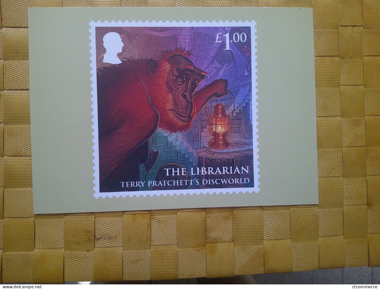 8 Cartes Postales PHQ Représentaion De Timbre, Terry Pratchett's Discworld - Stamps (pictures)