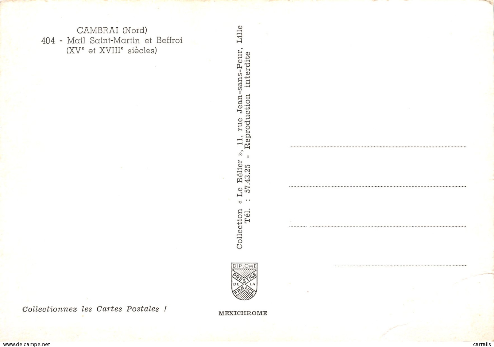 59-CAMBRAI-N°3807-A/0233 - Cambrai