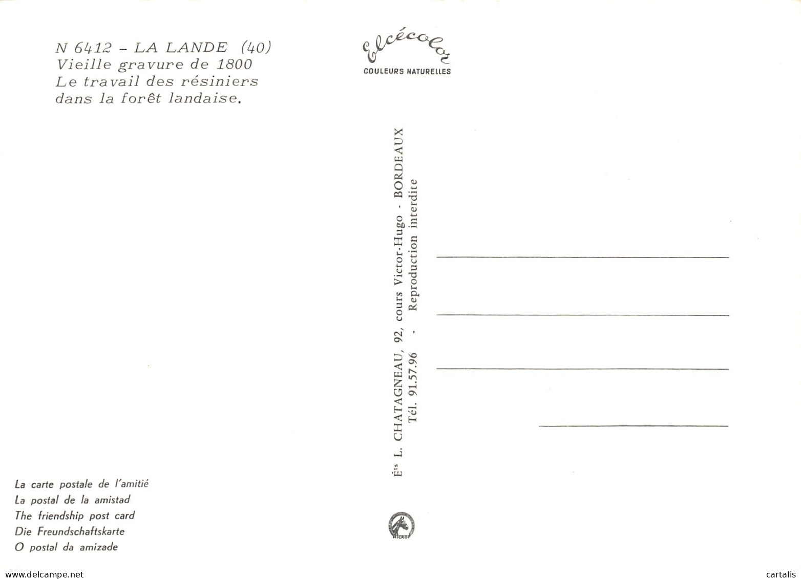 40-LA LANDE-N°3807-C/0353 - Autres & Non Classés