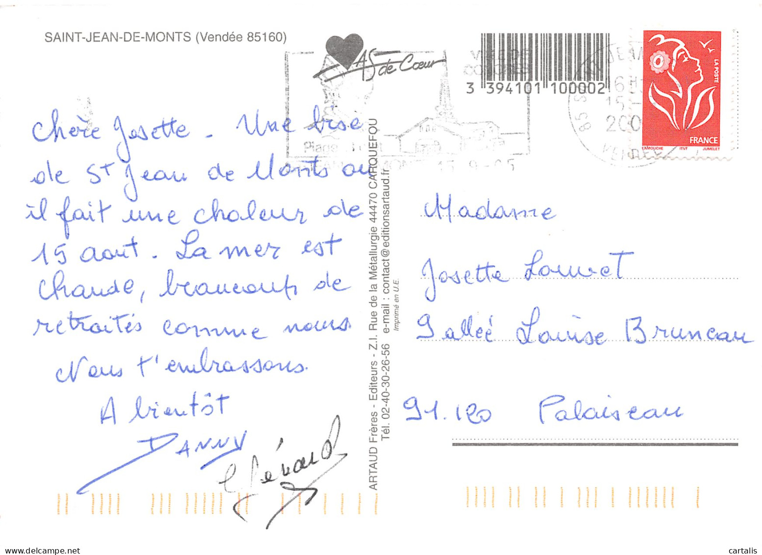85-SAINT JEAN DE MONTS-N°3807-C/0347 - Saint Jean De Monts