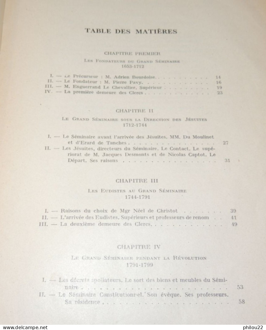 ORNE  NORMANDIE  Abbé TABOURIER - Le Grand Séminaire De Sées  1953  Envoi - Zonder Classificatie