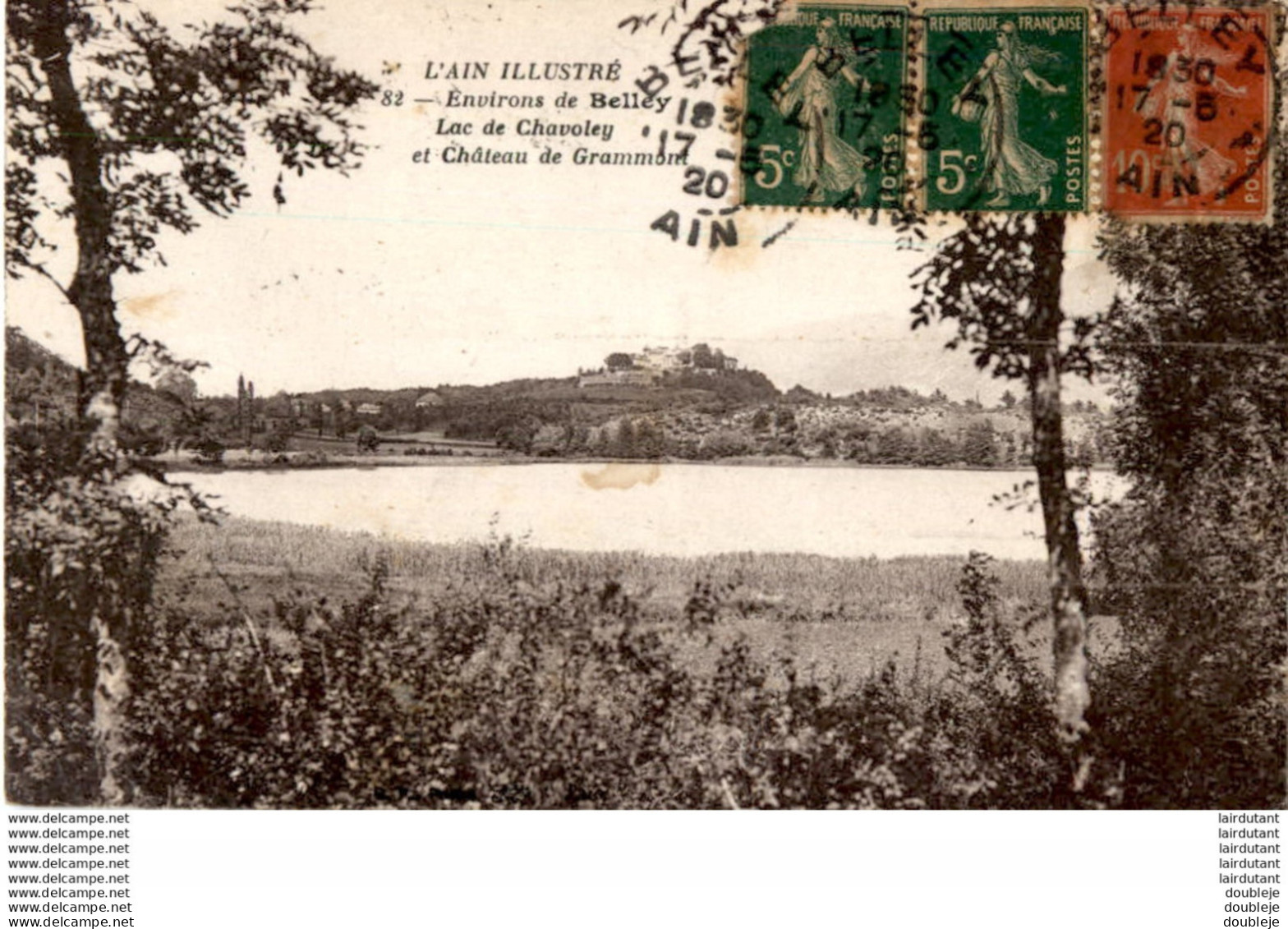 D01  BELLEY  Lac De Chavoley Et Château De Grammoin   ..... - Belley