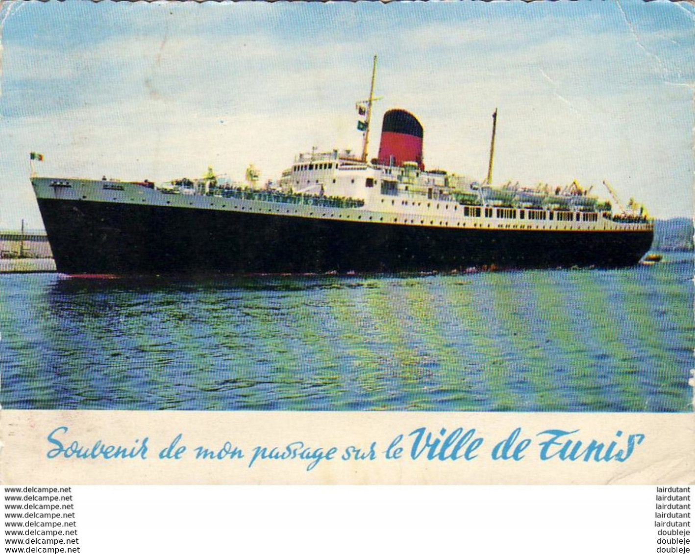 PAQUEBOTS  Ville De Tunis- Cie Générale Transatlantique  ... - Dampfer