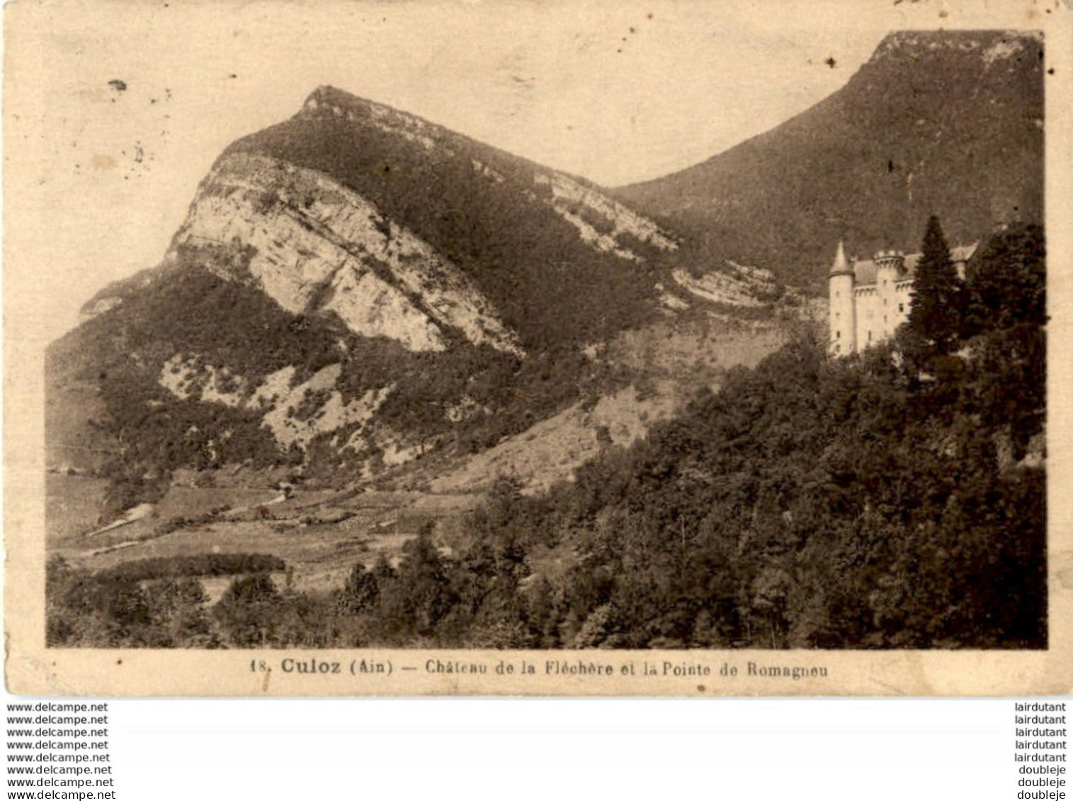 D01  CULOZ  Château De La Fléchère Et La Pointe De Romagneu  ..... - Non Classificati