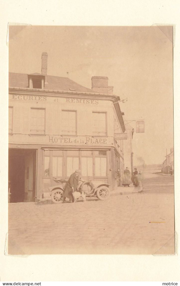 HÔTEL DE LA PLAGE - Vue à Localiser (photo Vers 1900, Format 11,2cm X 8,1cm) - Places