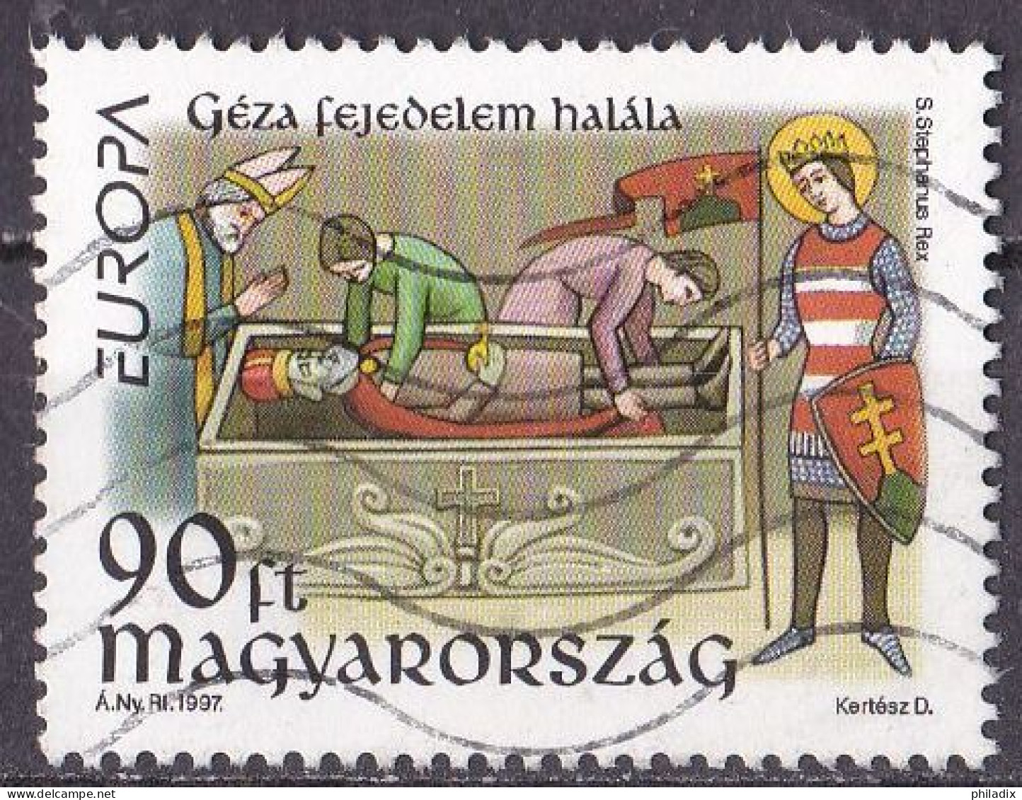 Ungarn Marke Von 1997 O/used (A5-13) - Oblitérés