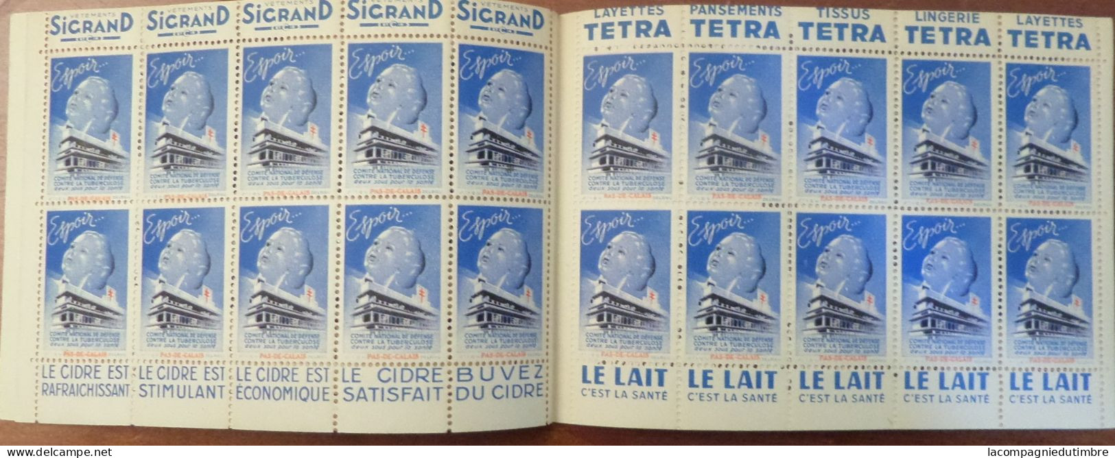 France Carnet Antituberculeux 1939 Neuf ** MNH. TB - Tegen Tuberculose