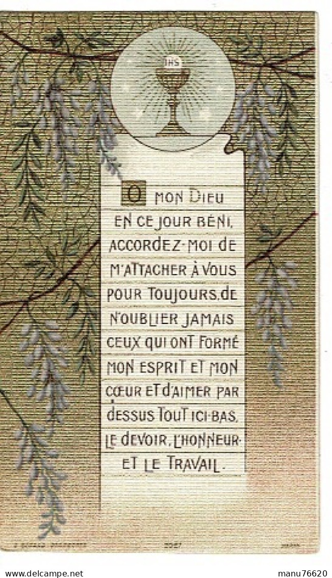 IMAGE RELIGIEUSE - CANIVET : Pierre , Françoise & Roger De Tourtier....? à Hermes , Oise - France . - Religión & Esoterismo