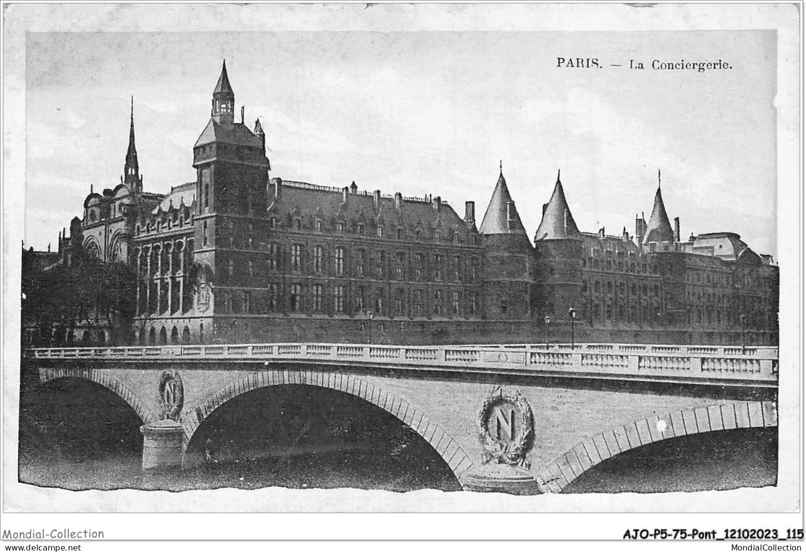 AJOP5-75-0484 - PARIS - PONT - La Conciergerie - Ponti