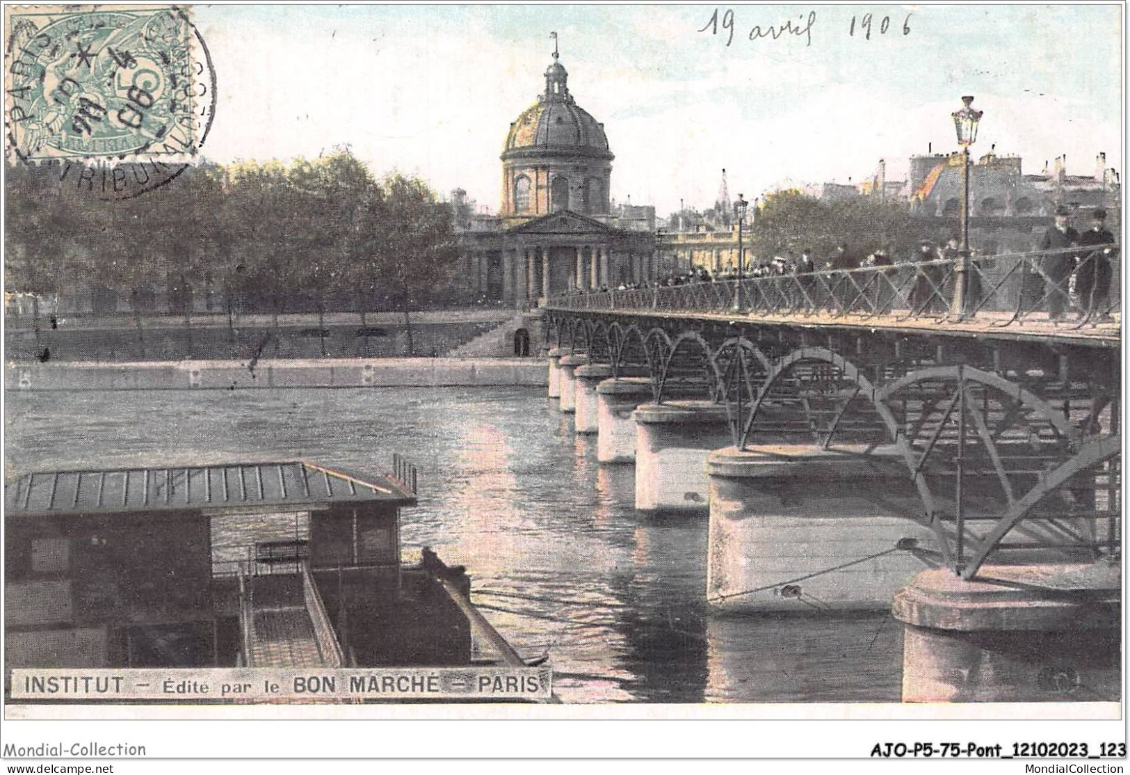 AJOP5-75-0488 - PARIS - PONT - Institut - Bruggen