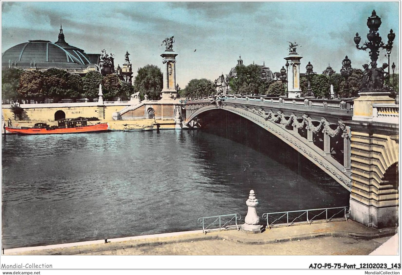 AJOP5-75-0498 - PARIS - PONT - Le Pont Alexander III - Puentes