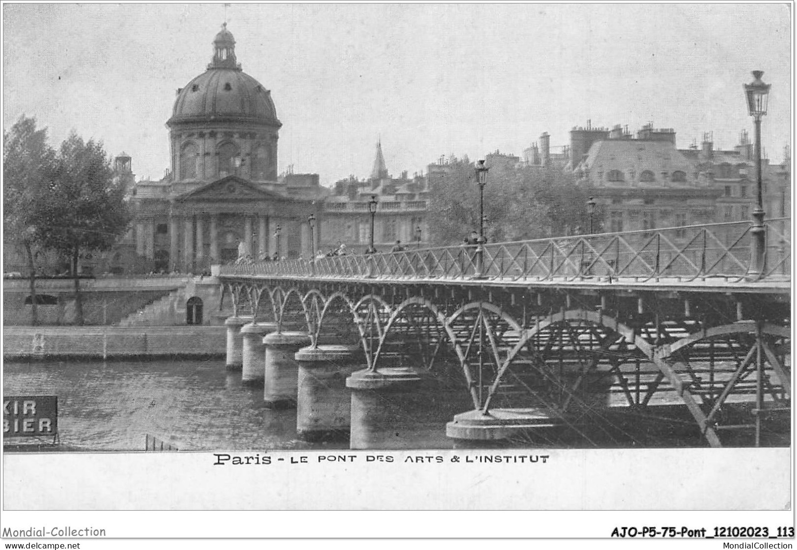 AJOP5-75-0483 - PARIS - PONT - Le Pont Des Arts & L'istitut - Bridges