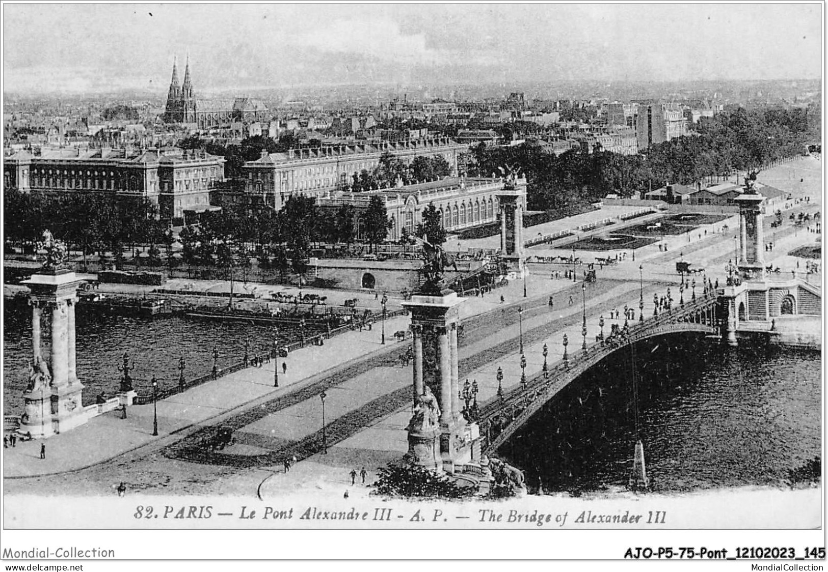 AJOP5-75-0499 - PARIS - PONT - Le Pont Alexander III - Ponti