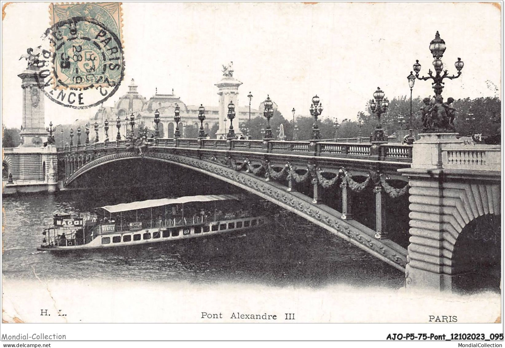AJOP5-75-0474 - PARIS - PONT - Pont Alexander III - Bruggen