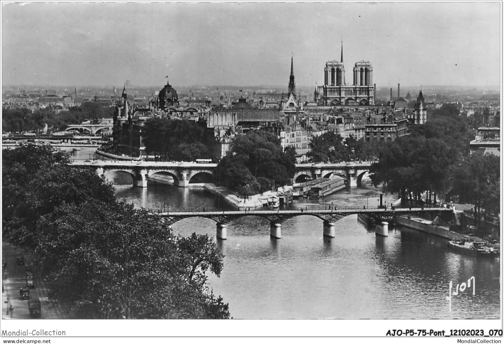 AJOP5-75-0462 - PARIS - PONT - La Cité Notre-dame Et Les Ponts - Ponts