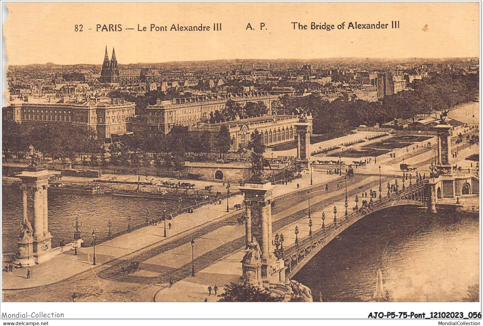 AJOP5-75-0455 - PARIS - PONT - Le Pont Alexandre III - Brücken