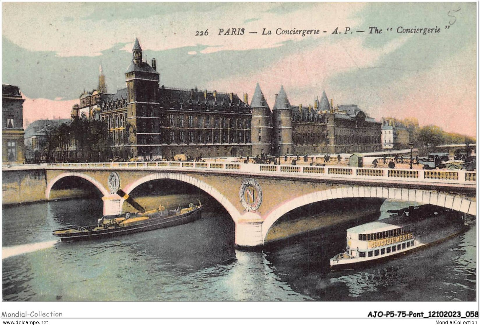 AJOP5-75-0456 - PARIS - PONT - La Conciergerie - Brücken