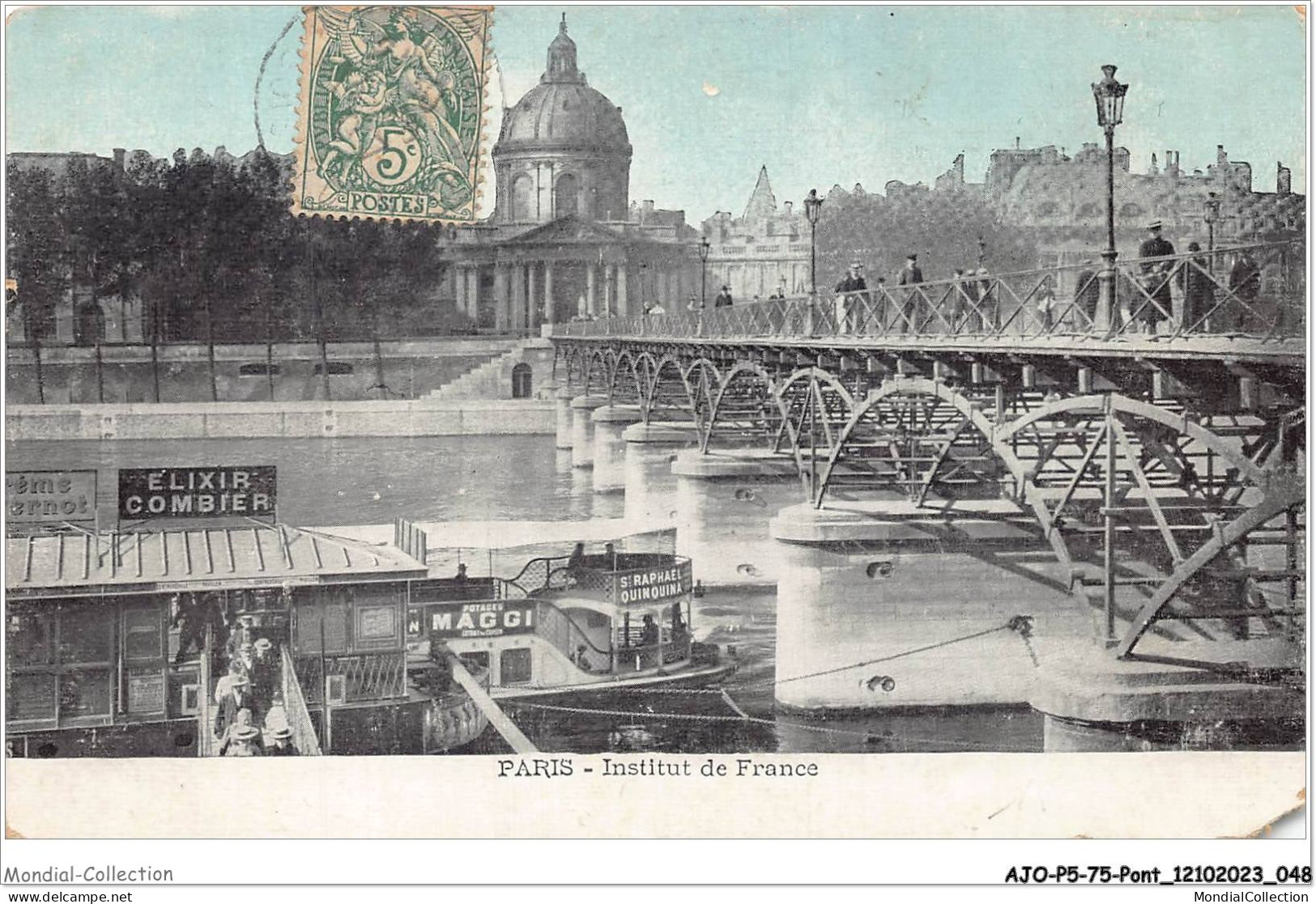 AJOP5-75-0451 - PARIS - PONT - Institue De France - Brücken