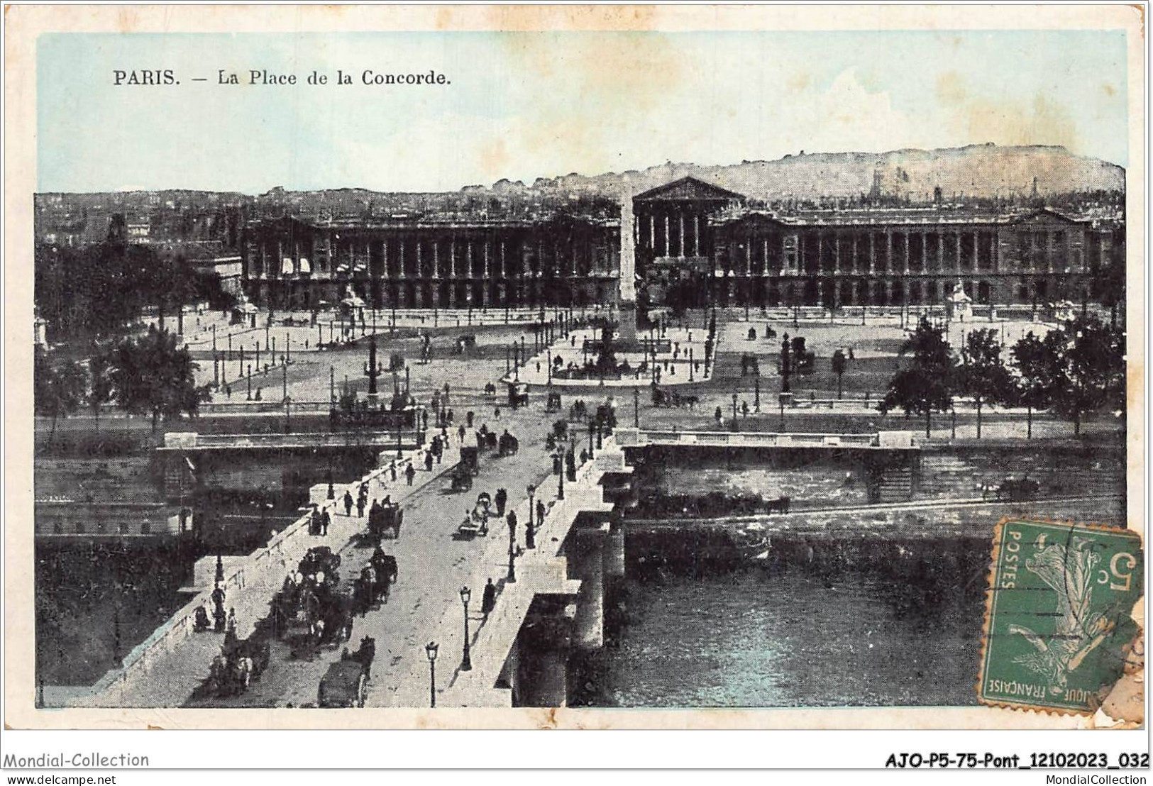 AJOP5-75-0443 - PARIS - PONT - La Place De La Concorde - Ponts