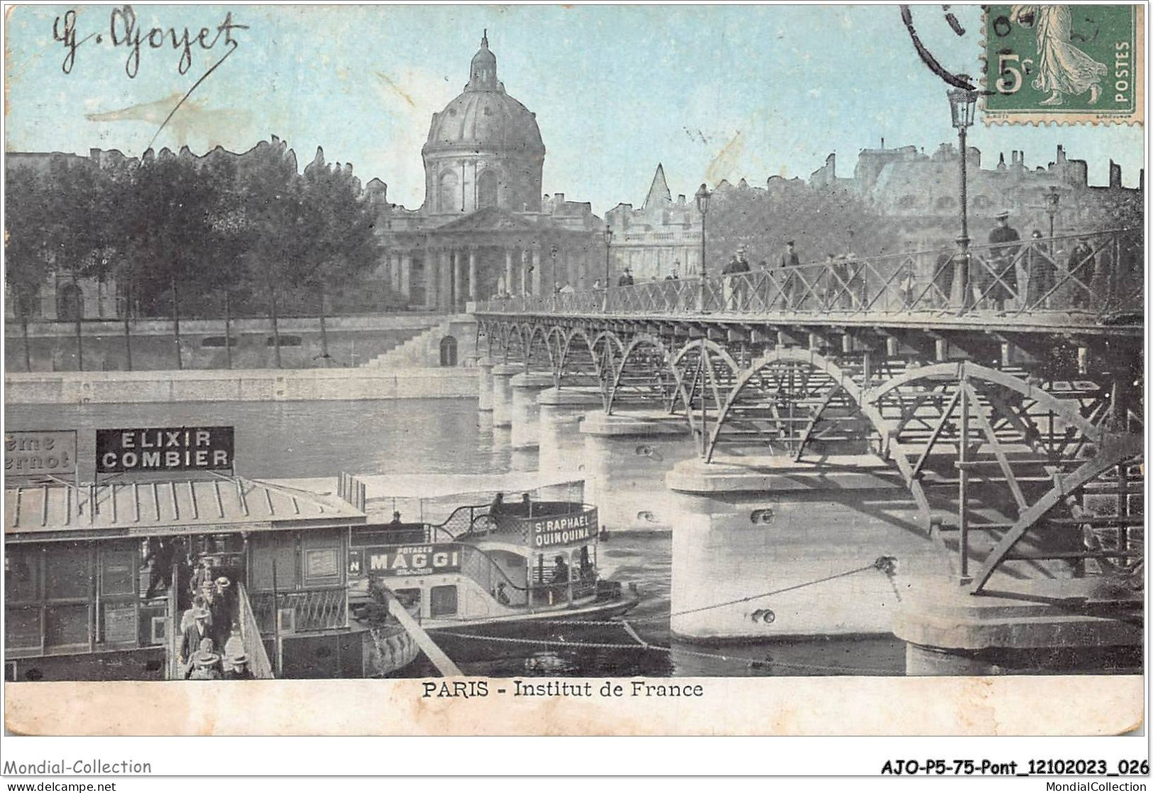 AJOP5-75-0440 - PARIS - PONT - Institue De France - Bridges