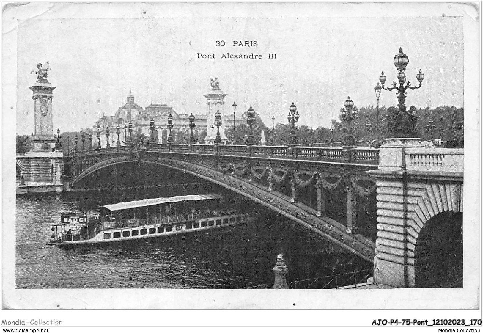 AJOP4-75-0426 - PARIS - PONT - Pont Alexandre III - Ponti