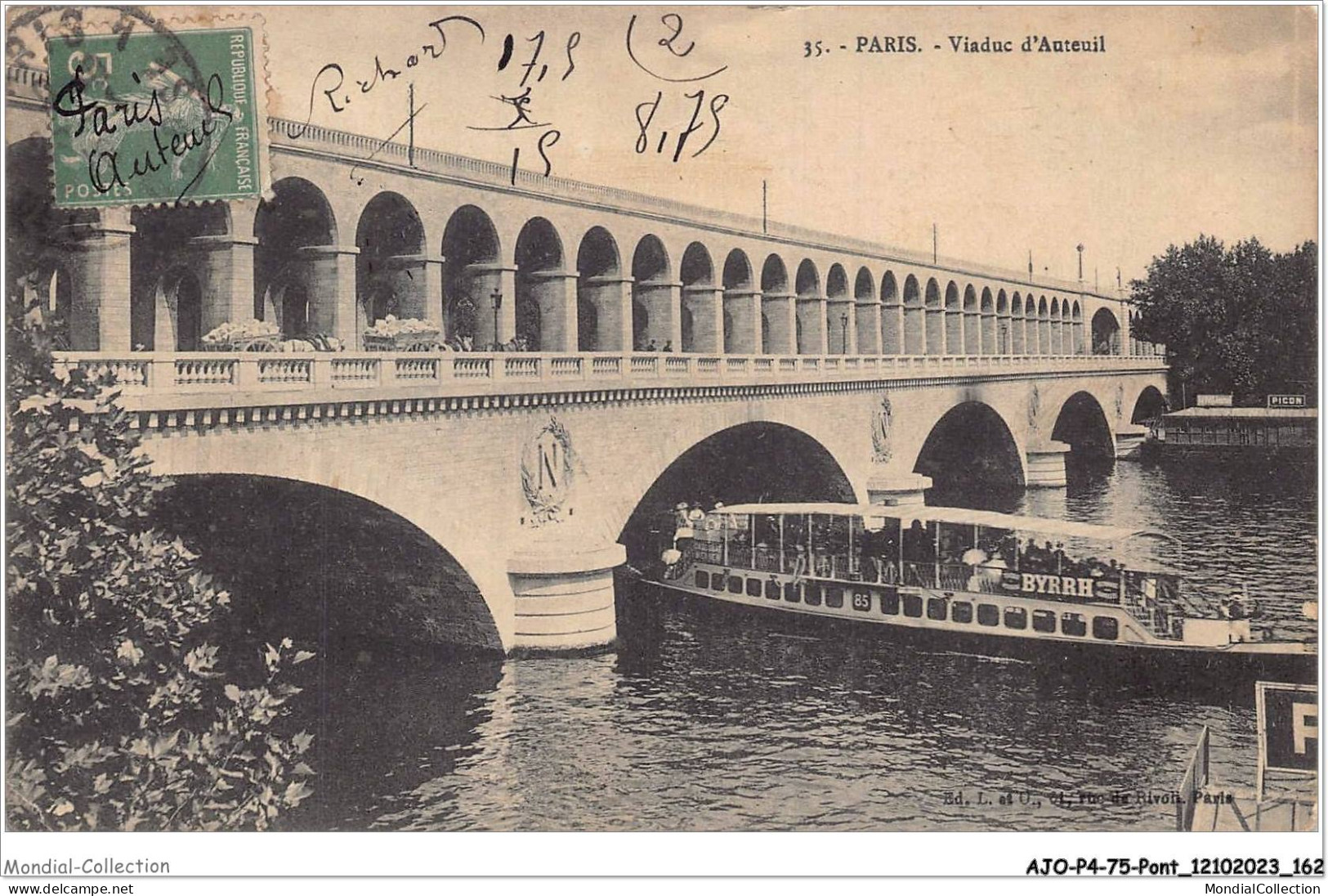 AJOP4-75-0422 - PARIS - PONT - Viaduc D'auteuil - Bruggen