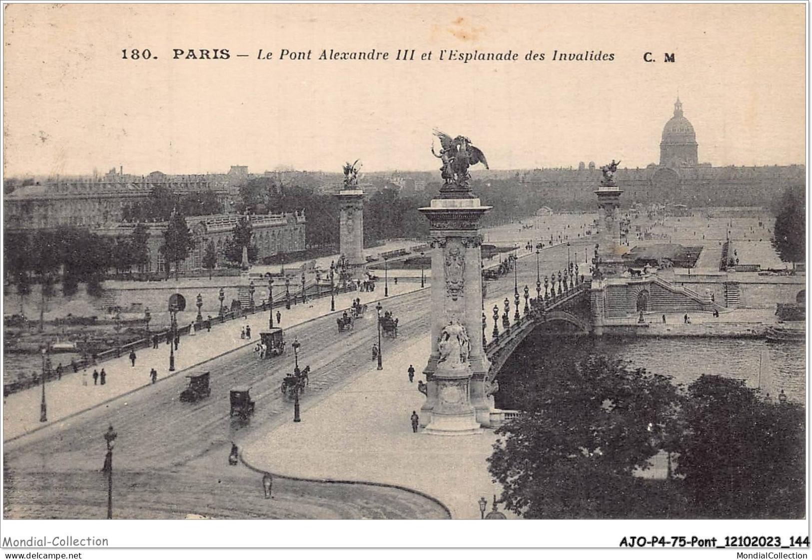 AJOP4-75-0413 - PARIS - PONT - Le Pont Alexandre III Et L'esplanade Des Invalides - Ponti