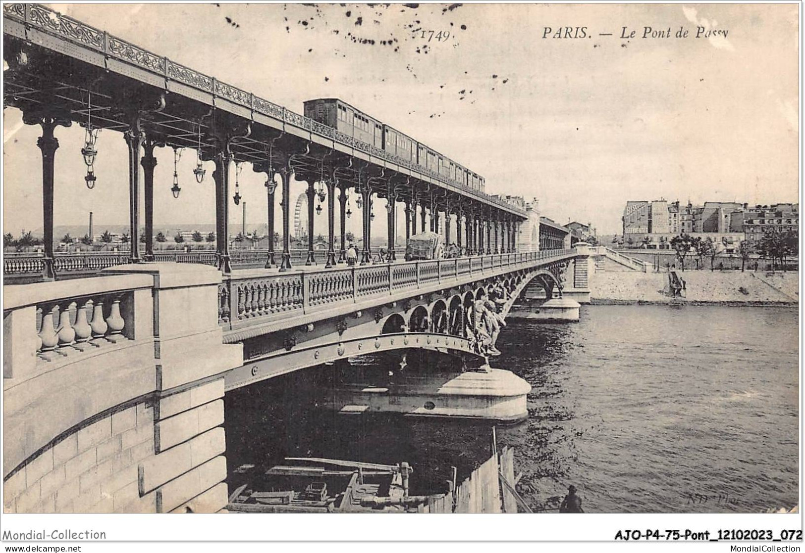 AJOP4-75-0377 - PARIS - PONT - Le Pont De Passy - Bruggen