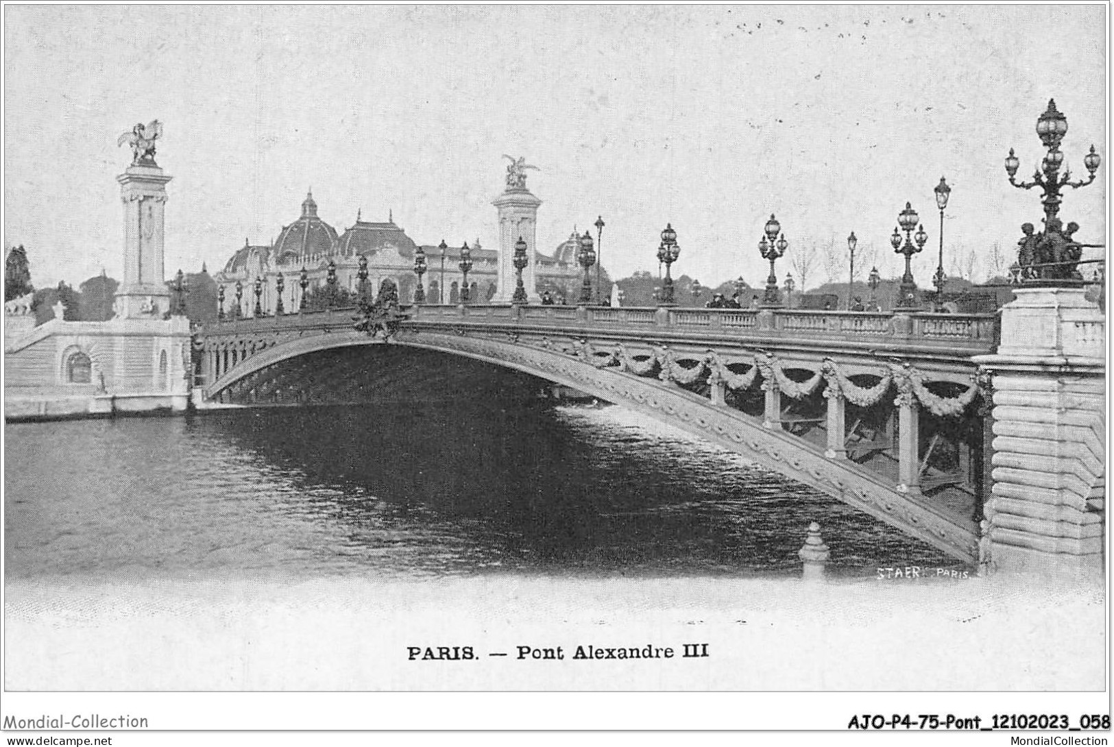 AJOP4-75-0370 - PARIS - PONT - Le Pont Alexandre III - Puentes