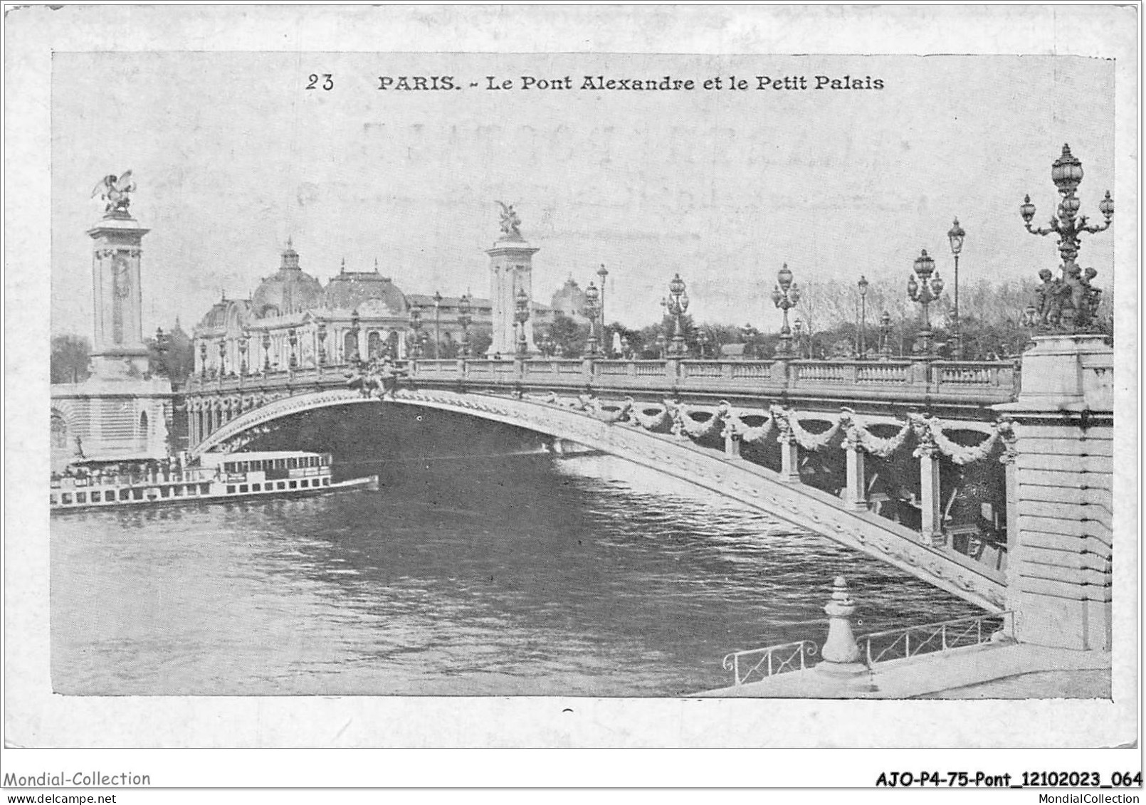 AJOP4-75-0373 - PARIS - PONT - Le Pont Alexandre Et Le Petit Palais - Ponts