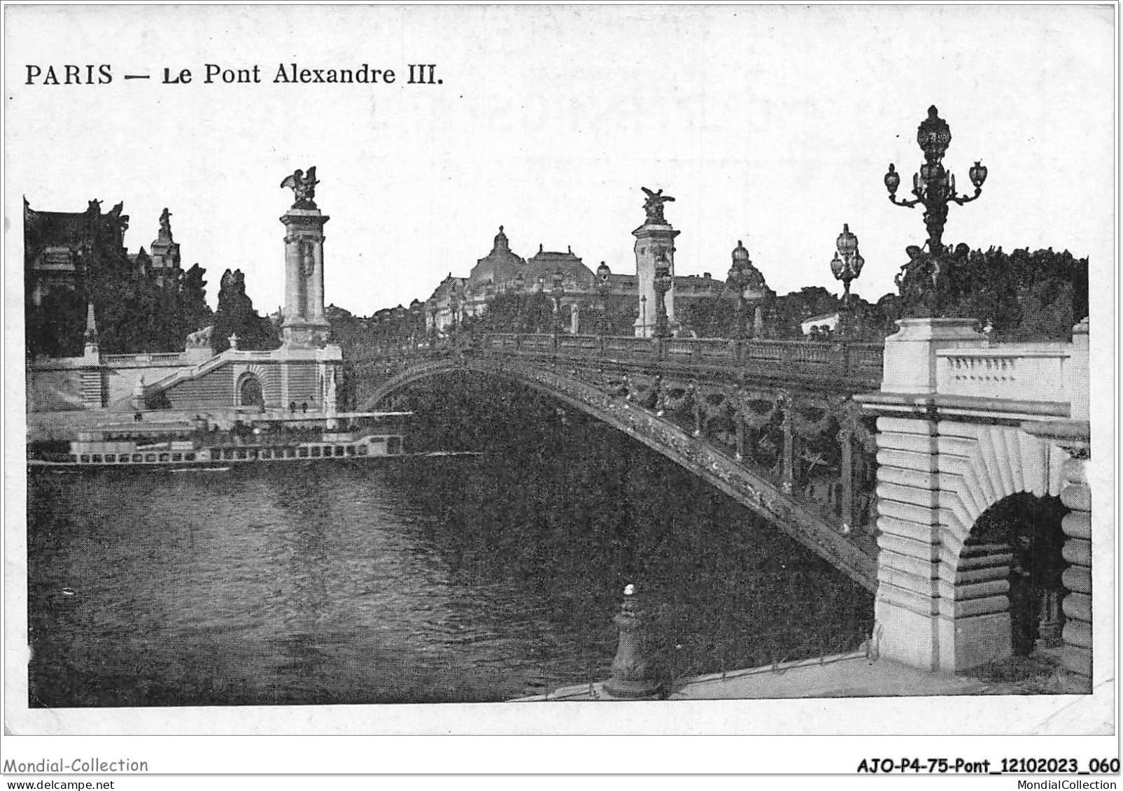 AJOP4-75-0371 - PARIS - PONT - Le Pont Alexandre III - Brücken