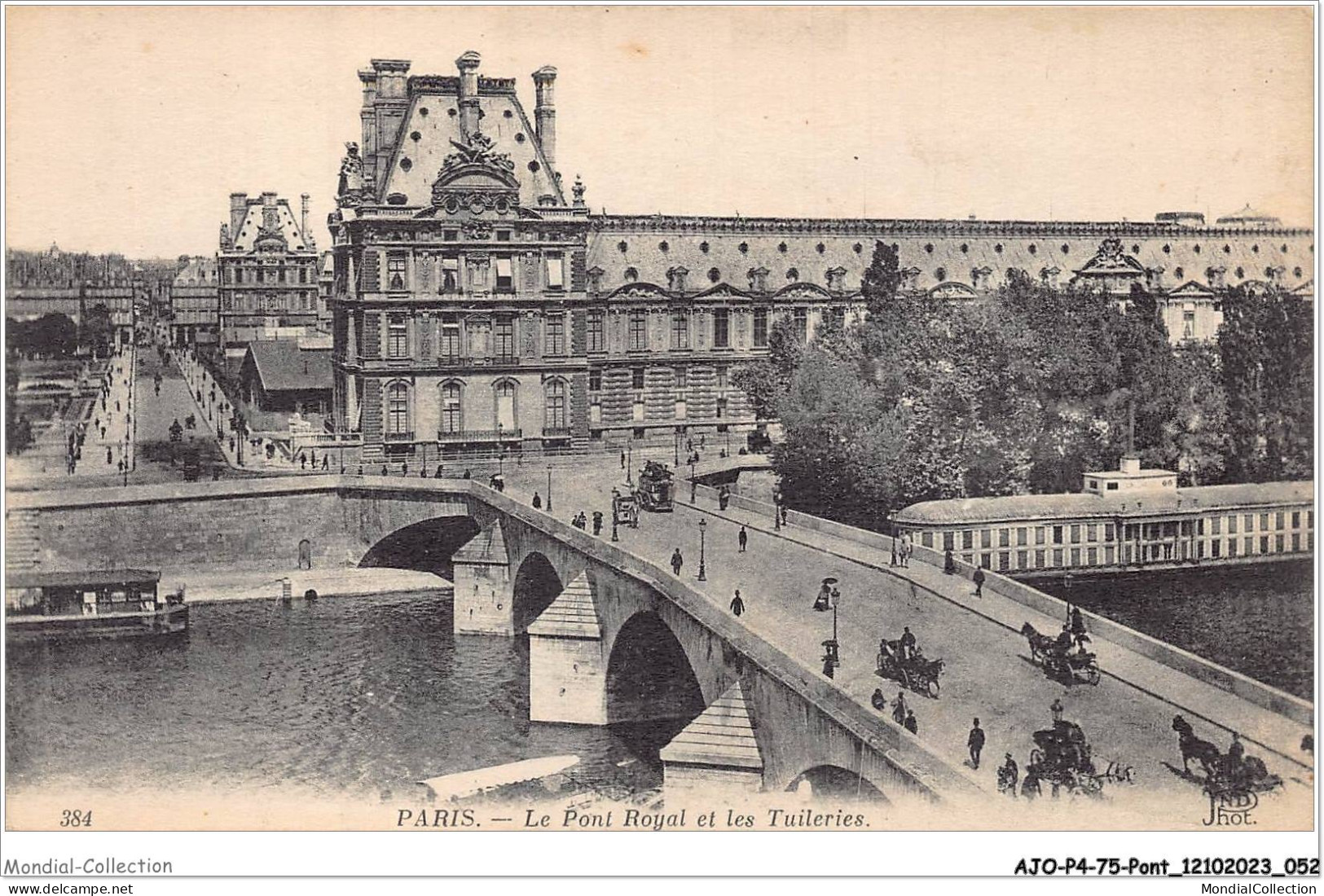 AJOP4-75-0367 - PARIS - PONT - Le Pont Royal Et Les Tuileries - Bridges