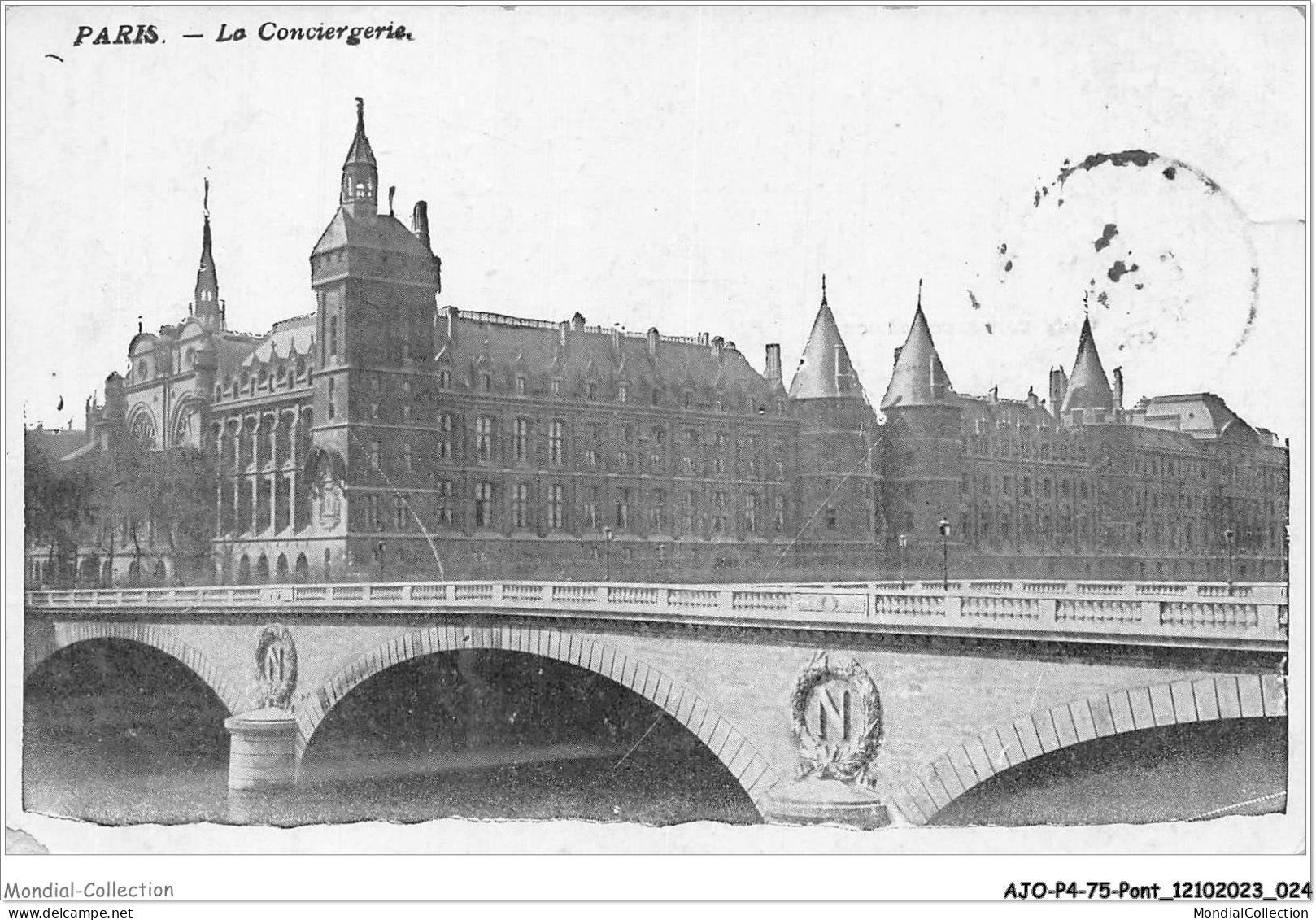 AJOP4-75-0353 - PARIS - PONT - La Conciergerie - Ponti