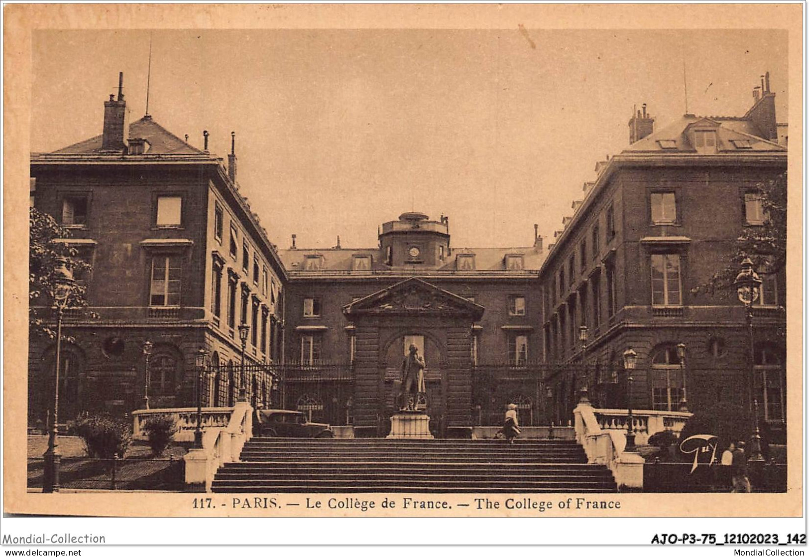 AJOP3-75-0312 - PARIS - Le Collège De France - The College Of France - Enseignement, Ecoles Et Universités