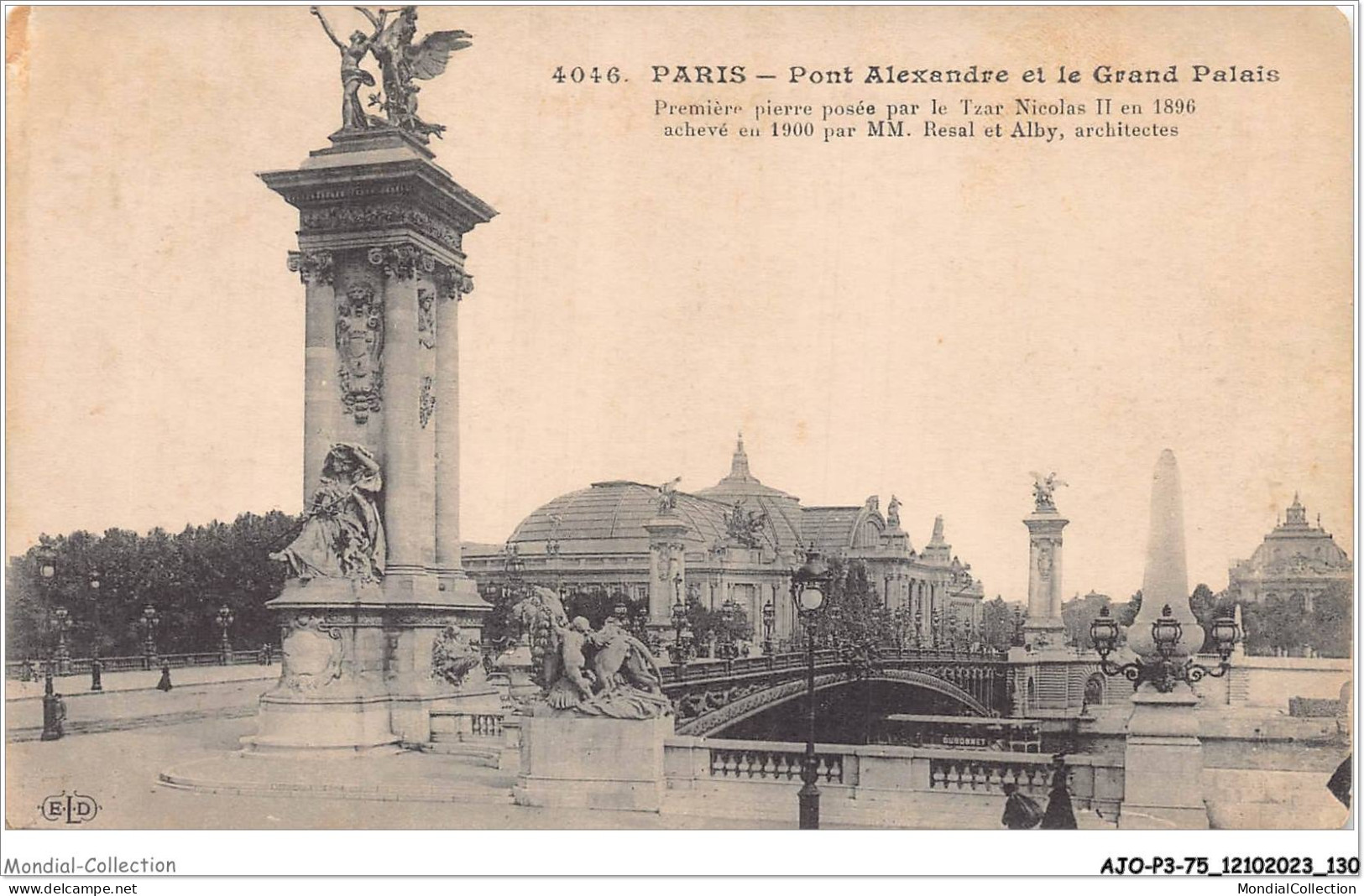 AJOP3-75-0306 - PARIS - Pont Alexandre Et Le Grand Palais - Puentes