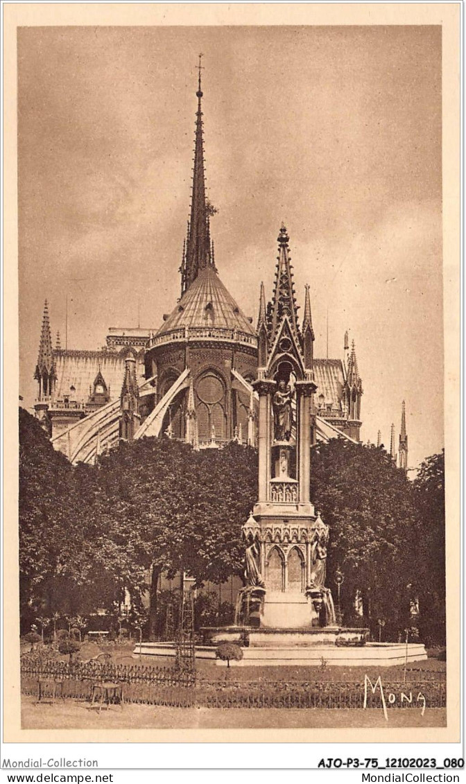 AJOP3-75-0281 - PARIS - Les Petis Tableaux De Paris - Cathédrale Notre-dame - Notre Dame De Paris