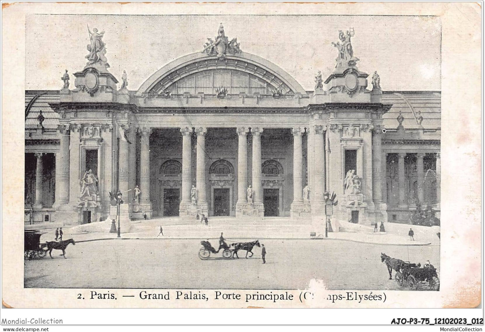 AJOP3-75-0247 - PARIS - Grand Palais - Porte Principale - Champs-élysées - Champs-Elysées