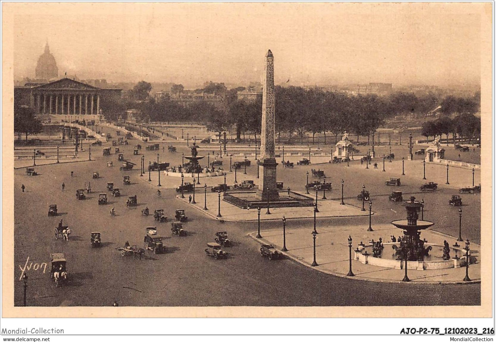 AJOP2-75-0232 - PARIS - La Place De La Concorde - Places, Squares